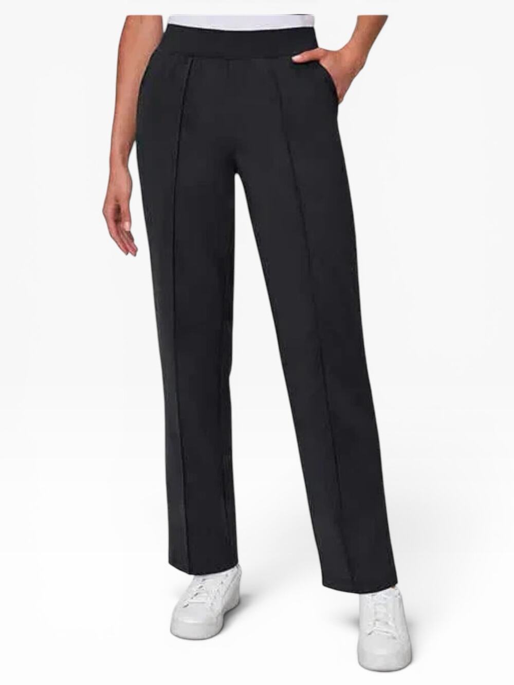 Mondetta Straight Leg Performance Pants Women 2X Black NWT